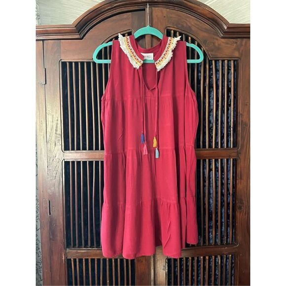 Free with purchase 🛍️Current Project Flowy Festival Aztec Dress - Picture 8 of 8